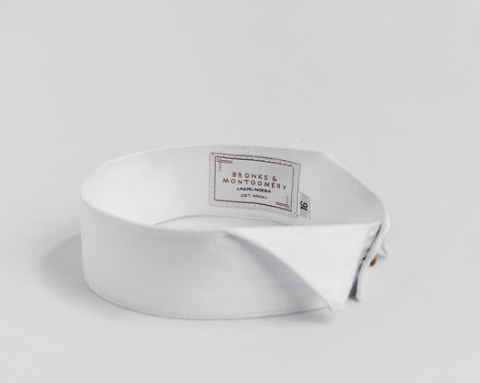 Wing Tip Cotton Collar