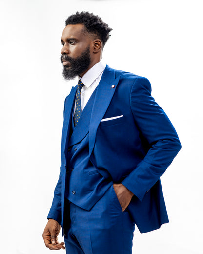 Blue three-Piece suit