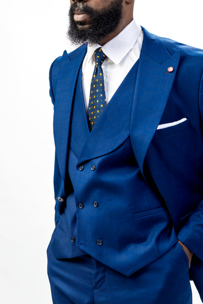 Blue three-Piece suit