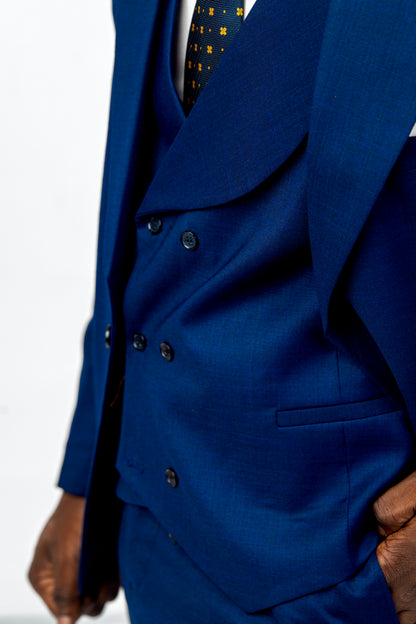 Blue three-Piece suit