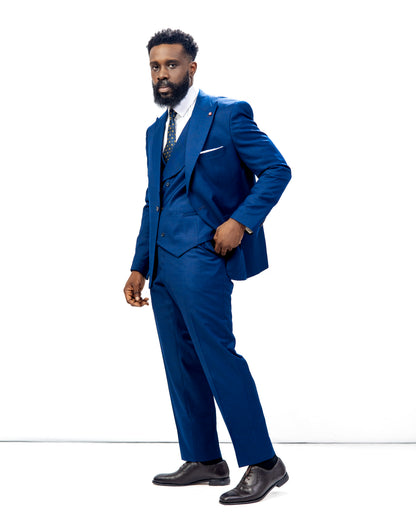 Blue three-Piece suit