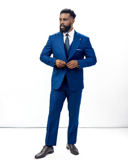 Blue three-Piece suit
