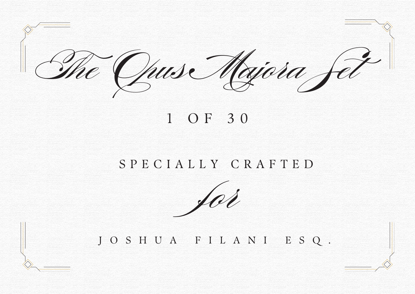 The Opus Majora Set (Female)